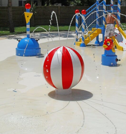 ballon aire de jeux aquatiques