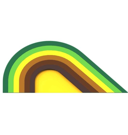 Jungle toboggan aquatique