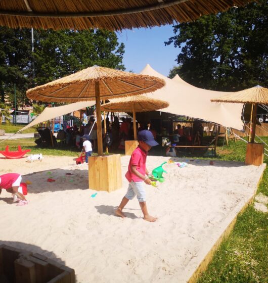 Location parasol plage