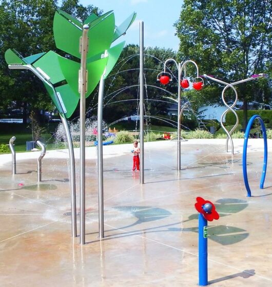 aire de jeux aquatiques permanents