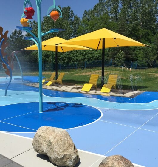 Vente aire de jeux aquatique microcosmos