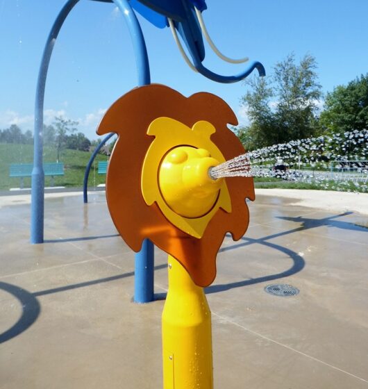 aire de jeux aquatiques inox savane