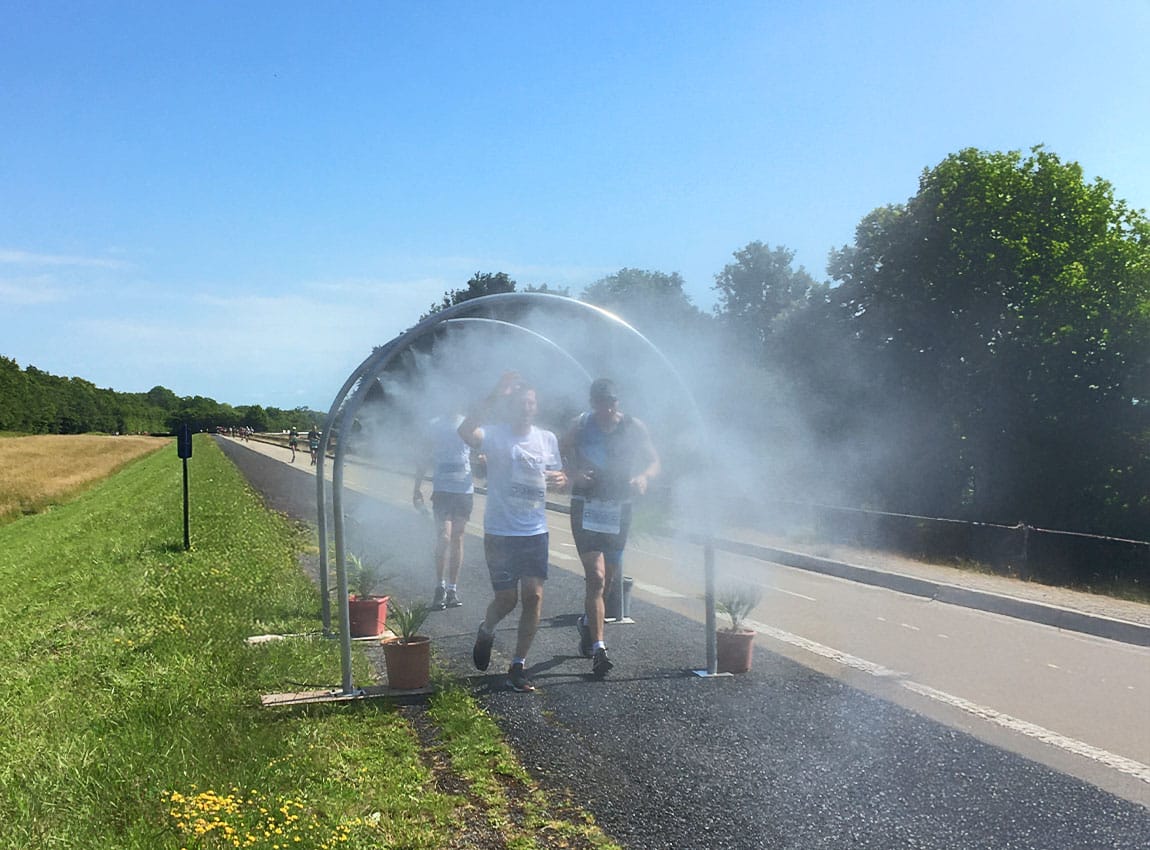 location brumisation marathon parcours sportif