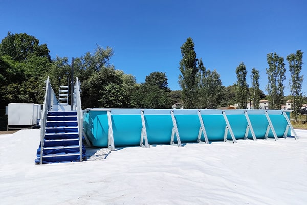 Aqua Event - Solution Aquaplus pour développer le savoir-nager en collectivité Demander à ChatGPT Aquaplus piscine hors sol mobile