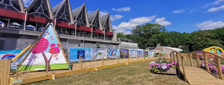 Lille Aventure Nature aire de brumisation décorée loisirs urbains Aqua Event